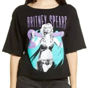 BP Nordstrom Britney Spears Slave 4 U Snake VMA 2001 Y2K Portrait Shirt Pop Art